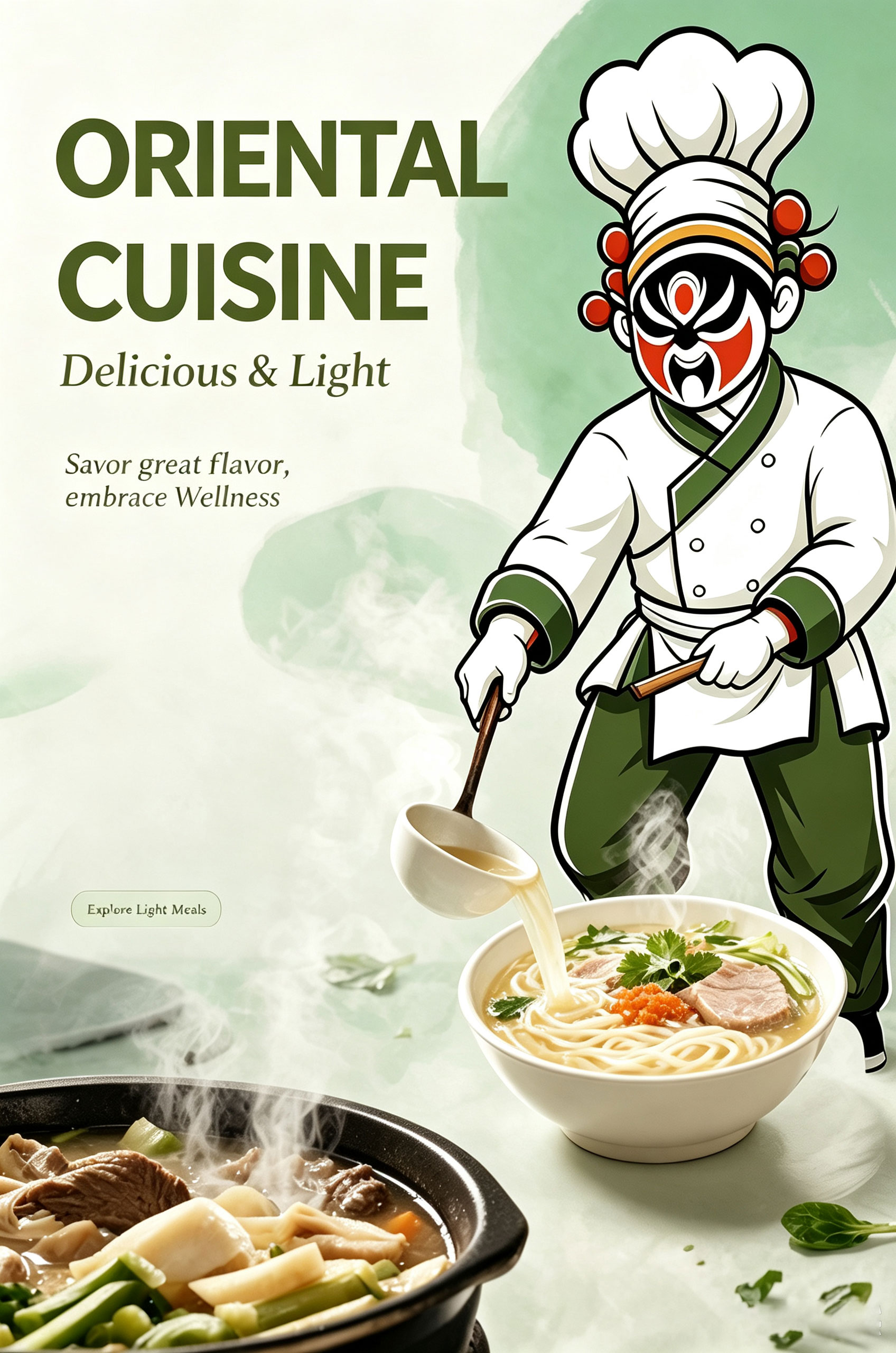 Oriental Cuisine Light Meals