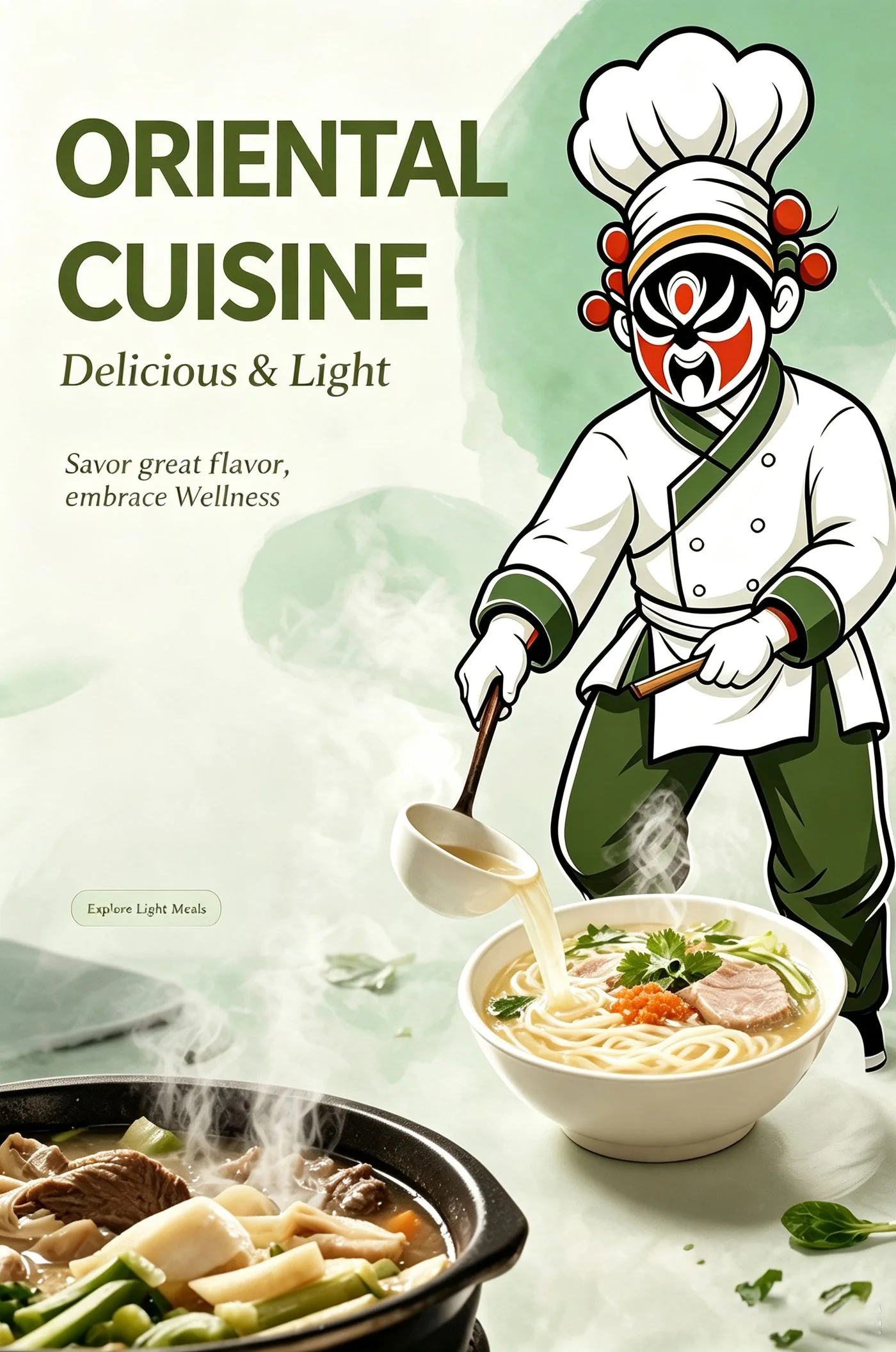 Oriental Cuisine Light Meals