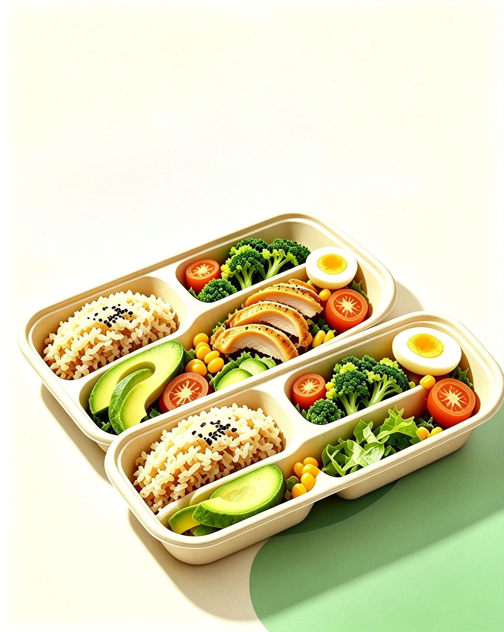 Oriental Bento — High-protein light meal