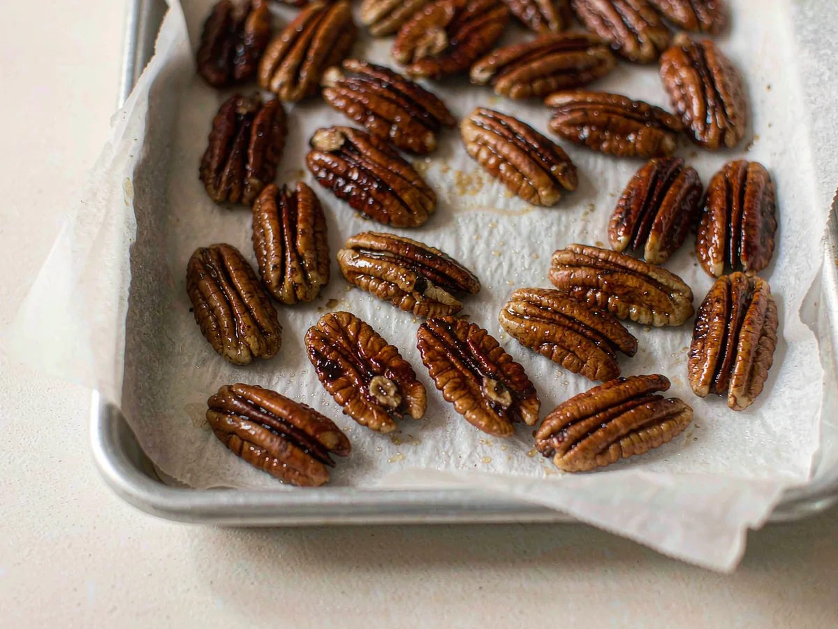 A Lighter Pecan Pie, By the Piece - Toast the pecans