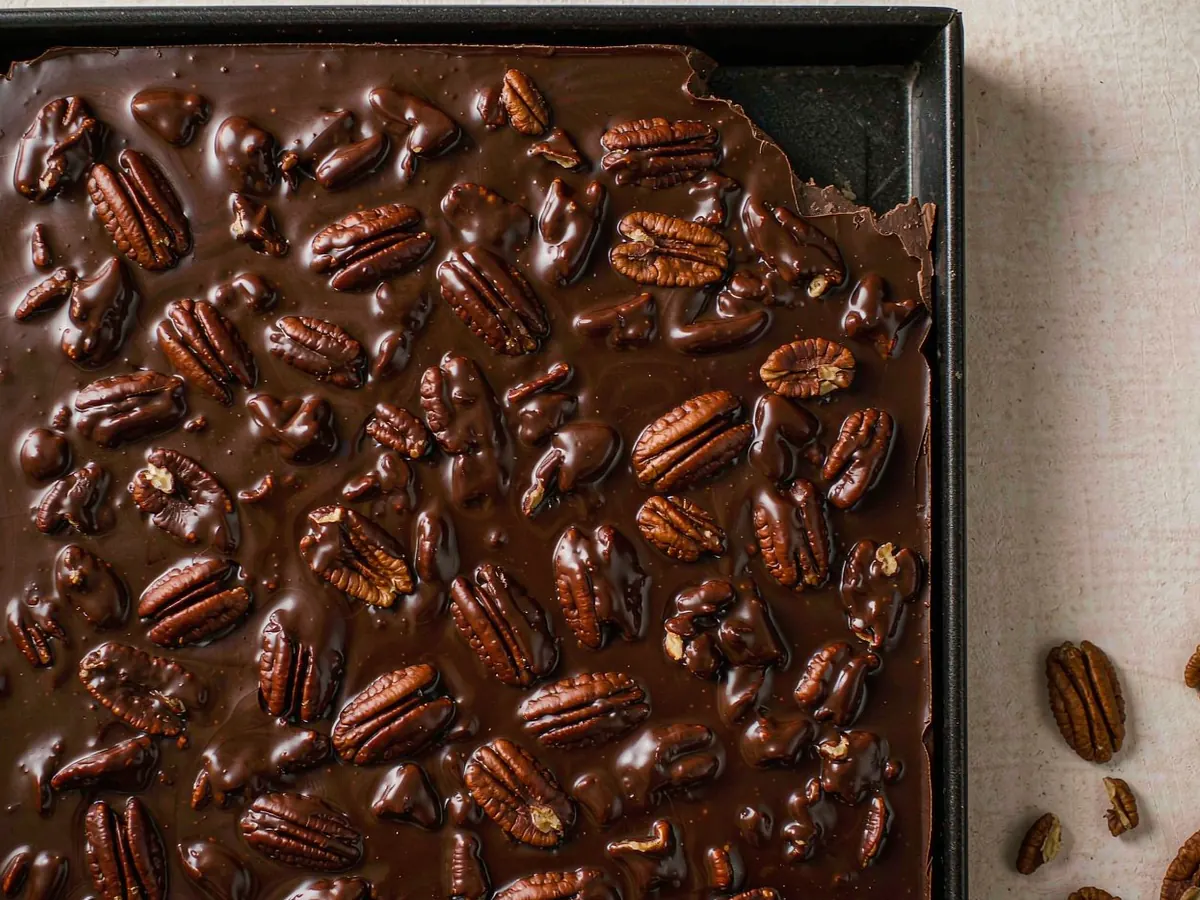 A Lighter Pecan Pie, By the Piece - Chill to set