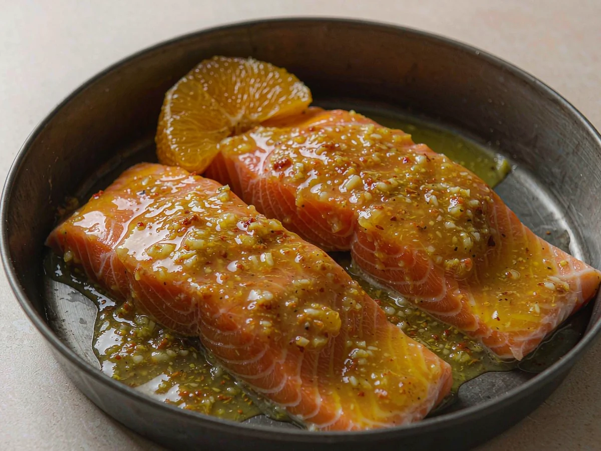 A Healthy 30-Minute Christmas Eve Main - Glaze and add citrus