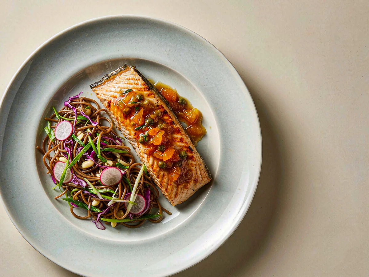 A Healthy 30-Minute Christmas Eve Main - Serve with soba