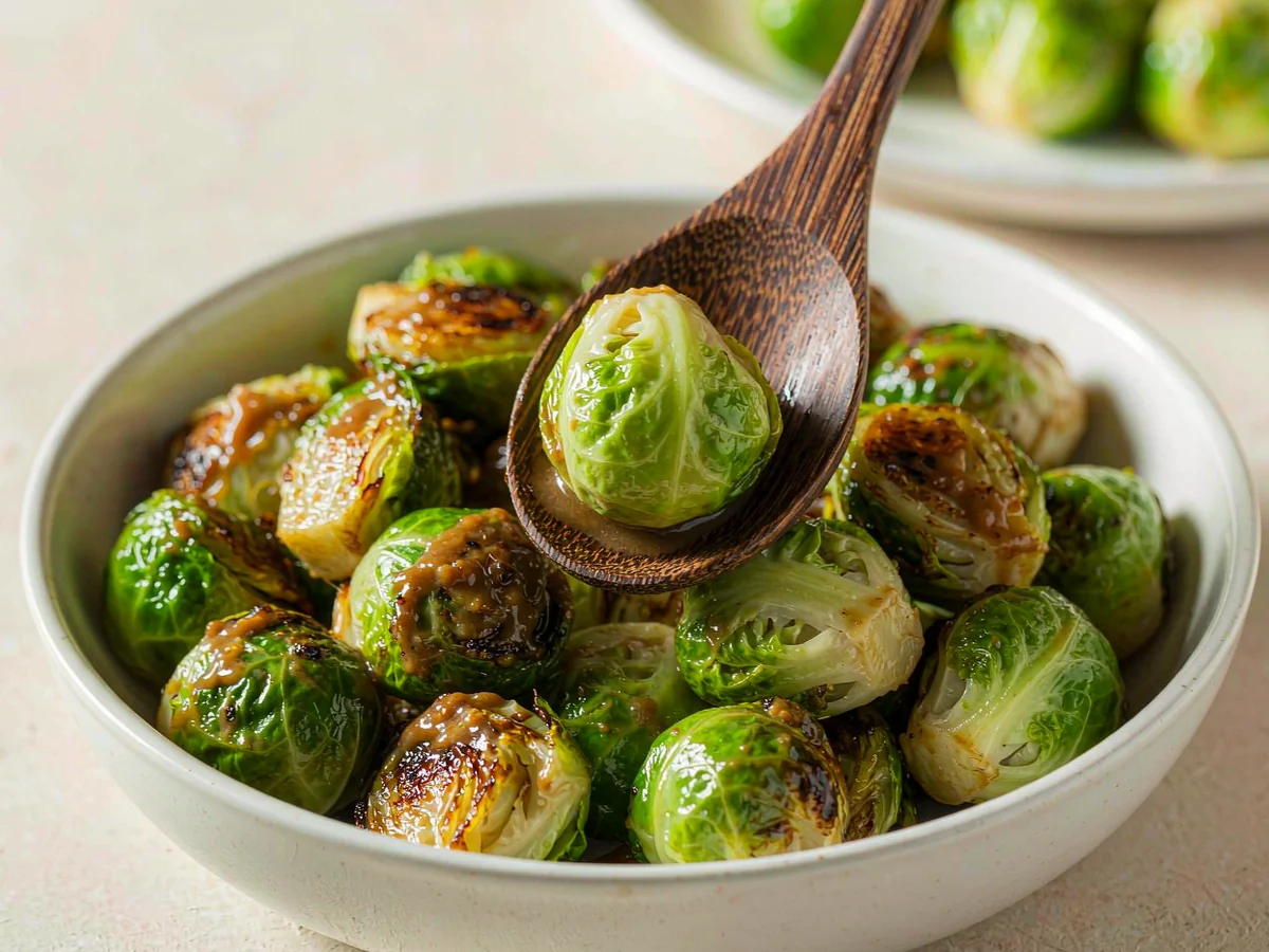 A 95-Calorie Sweet &amp; Savory Christmas Side - Coat in miso butter