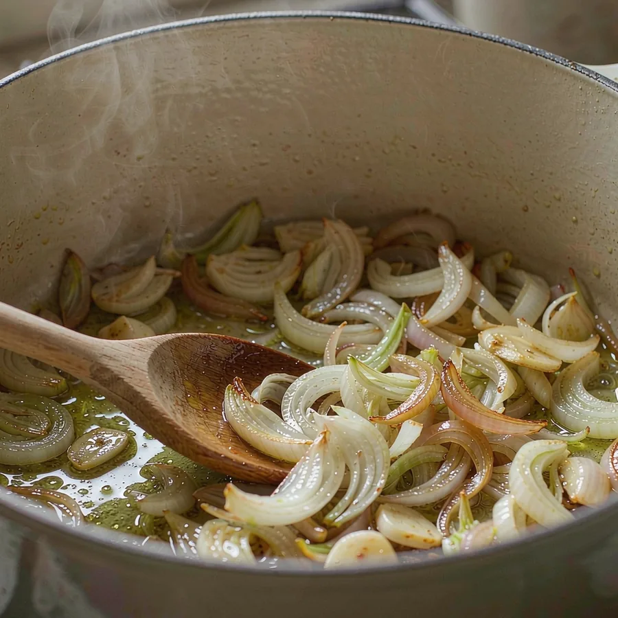The Recipe - Soften the aromatics