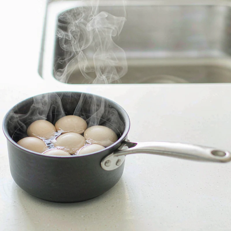 The Recipe - Boil and cool the eggs