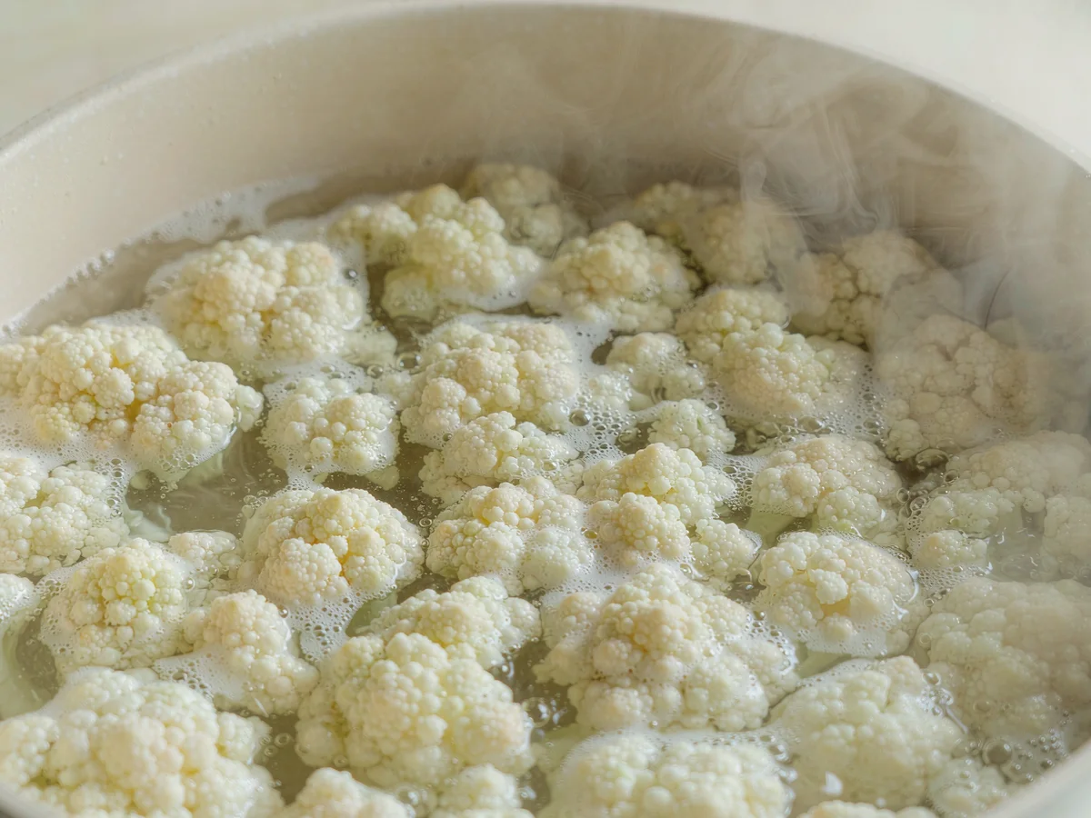 A Lighter Miso Mac & Cheese - Cook the cauliflower