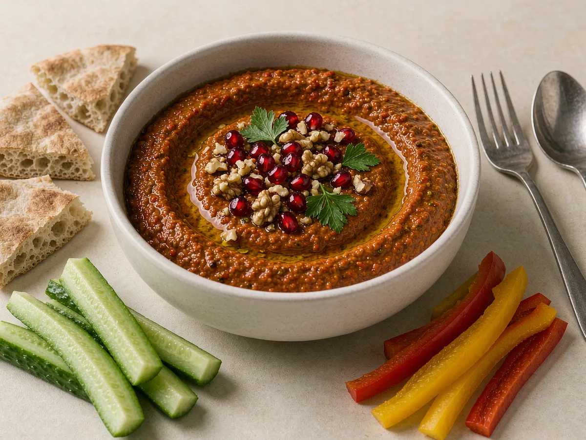 A No-Cook Miso Muhammara - Chill or serve