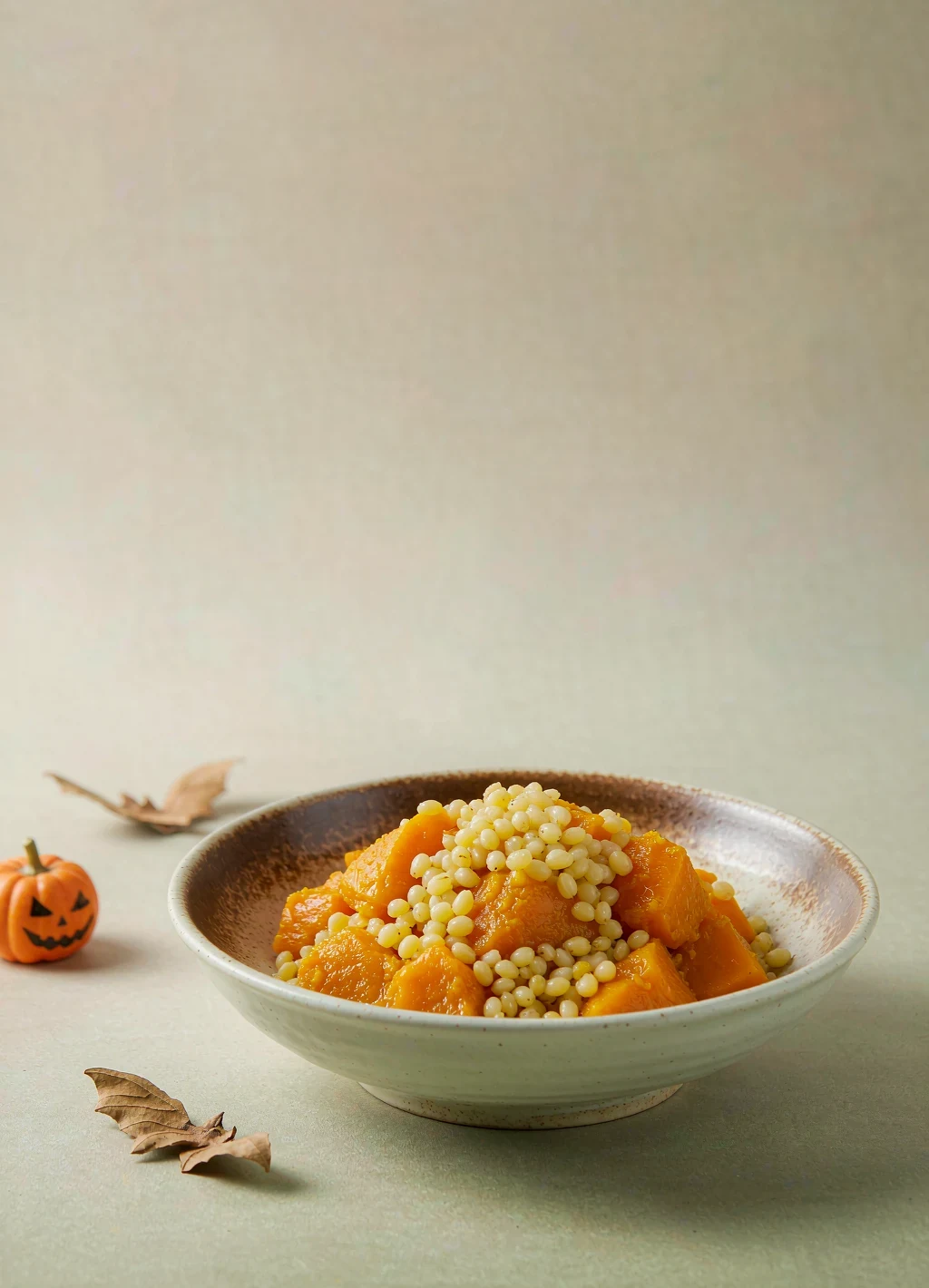 Taiji Pumpkin Millet Bowl — slow-cooked millet with sweet pumpkin
