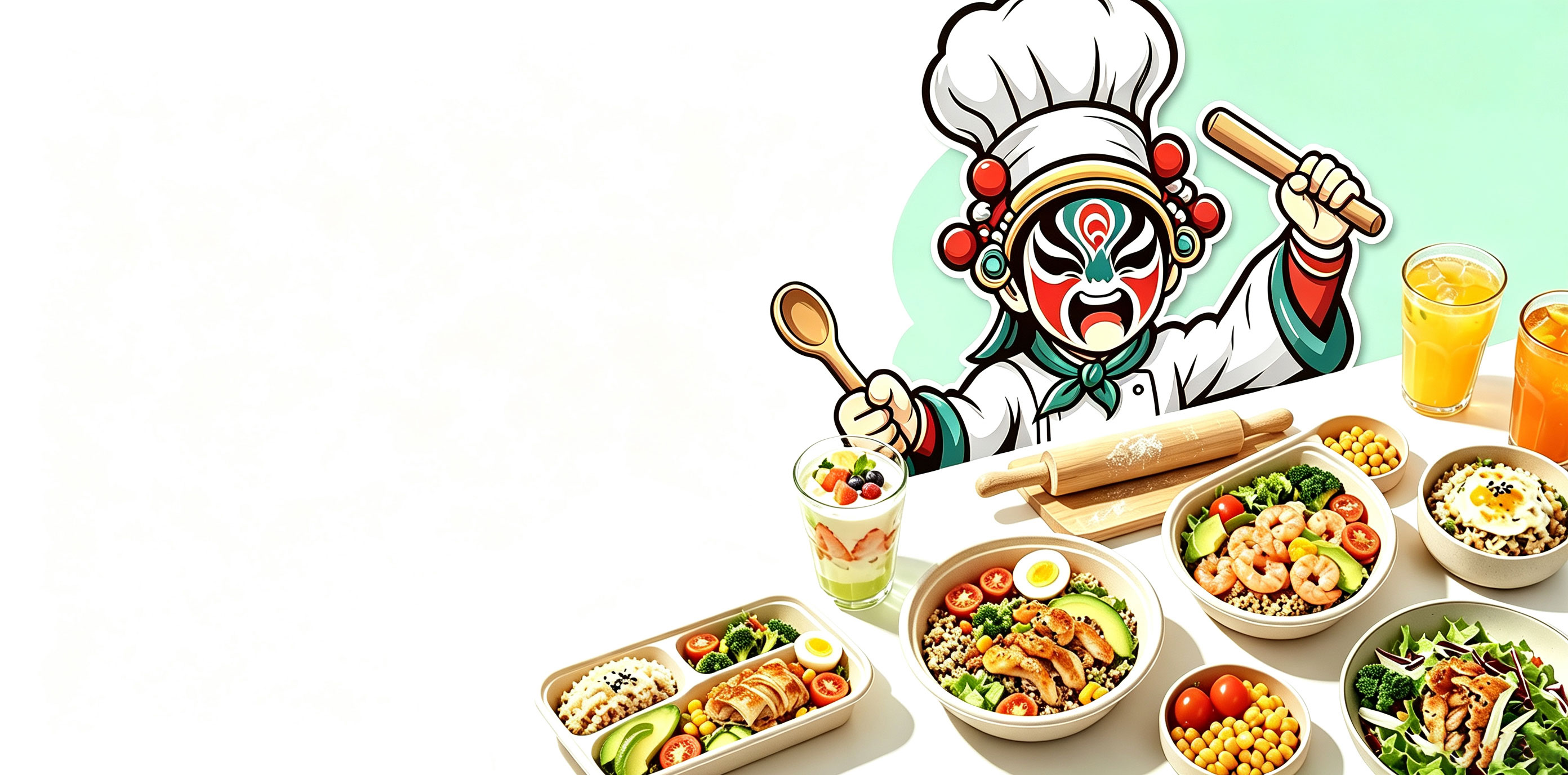 Oriental Bite — Guochao Chef with Fresh Light Meals