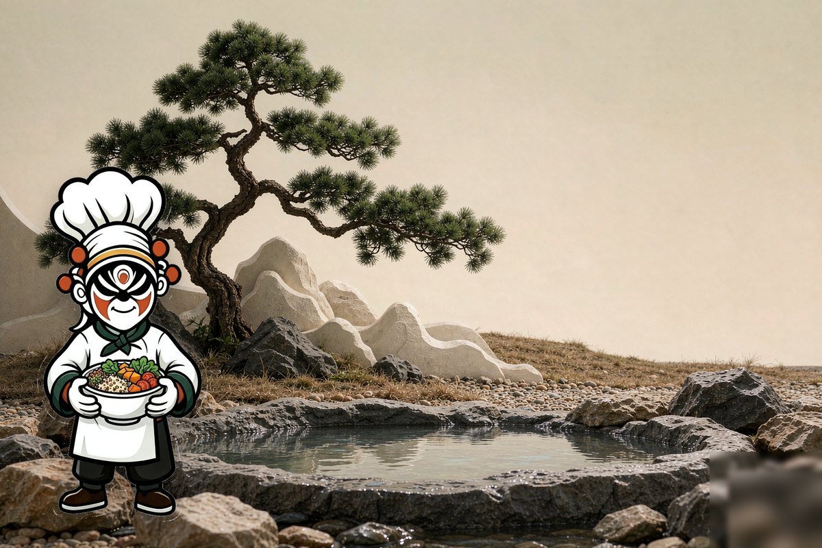 Oriental Bite mascot in the Hengshan wellness scene