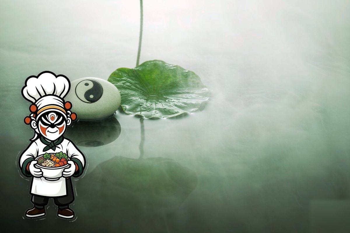 Oriental Bite mascot in the Taiji (Tai Chi) wellness scene