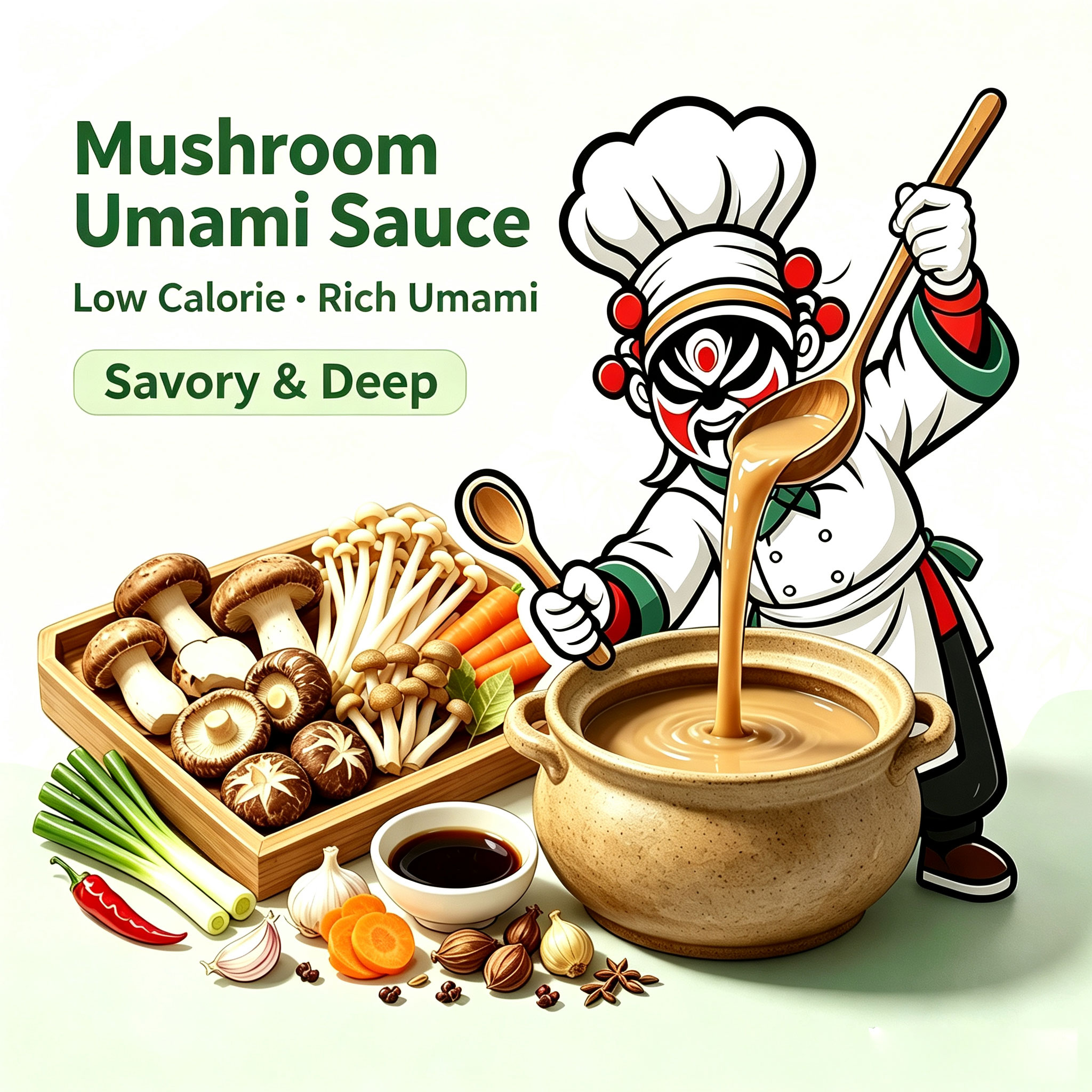 Mushroom Umami Sauce — Savory & Deep