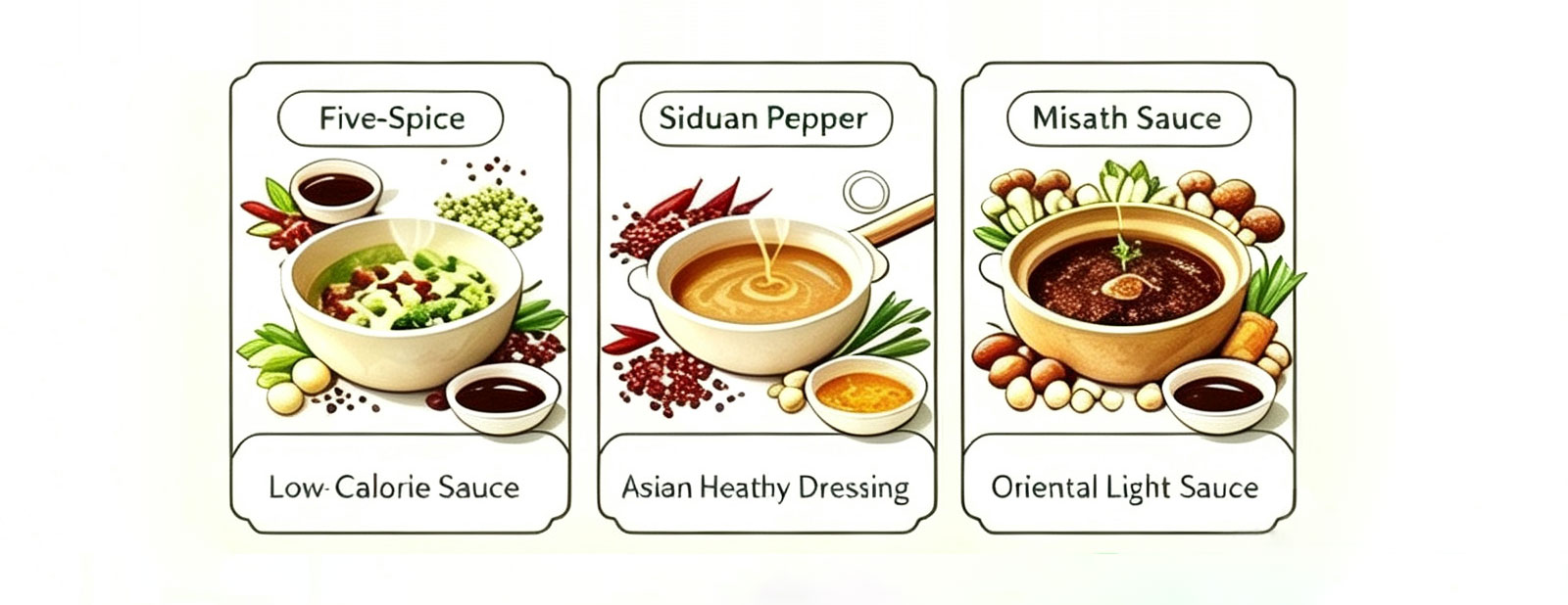 Our Three Signature Sauces