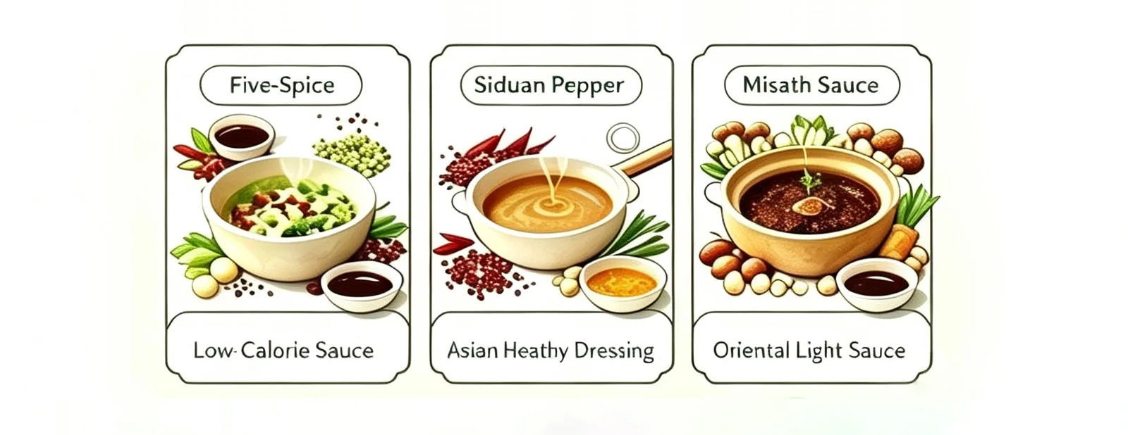 Our Three Signature Sauces