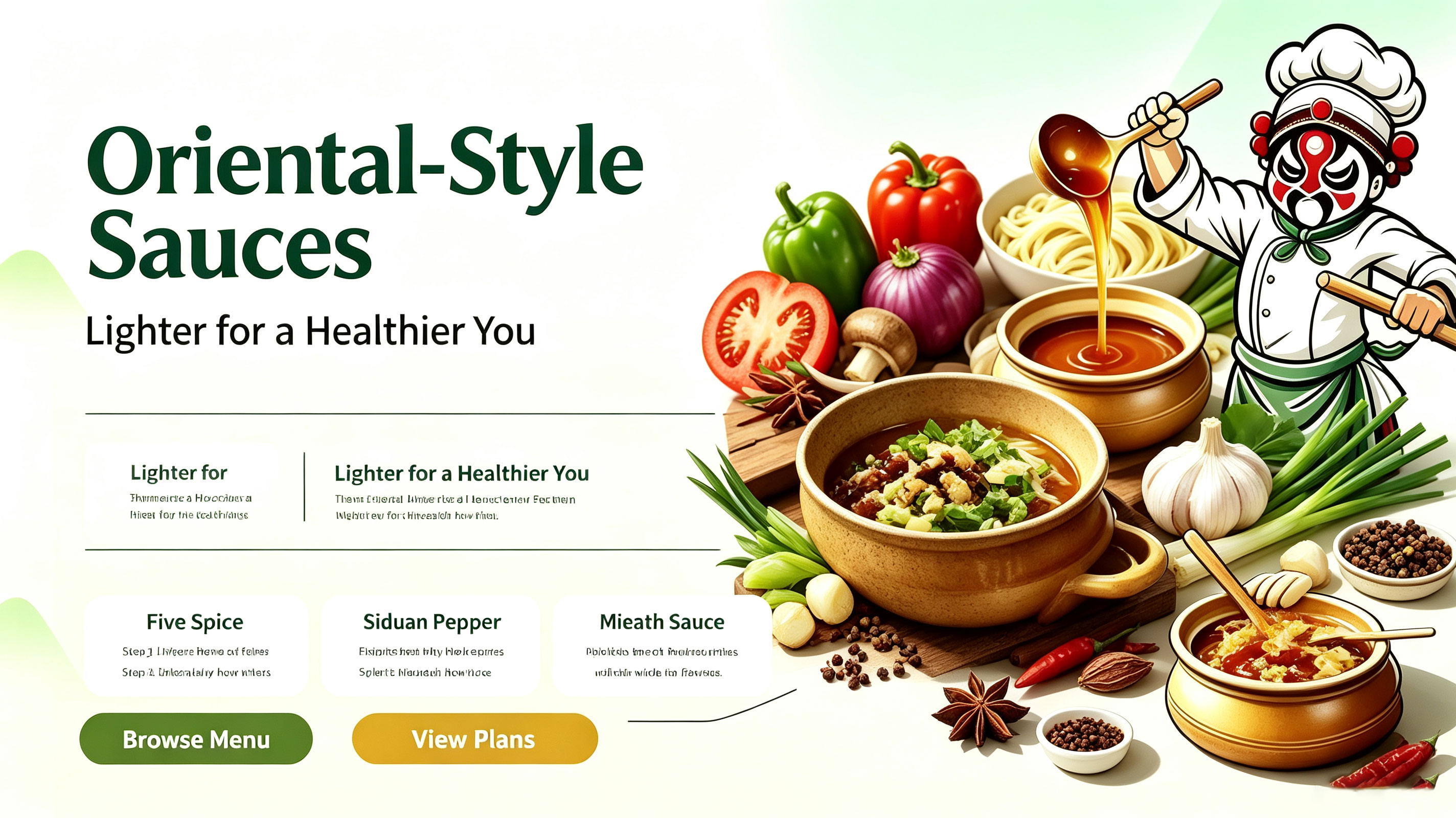 Oriental-Style Sauces — Lighter for a Healthier You