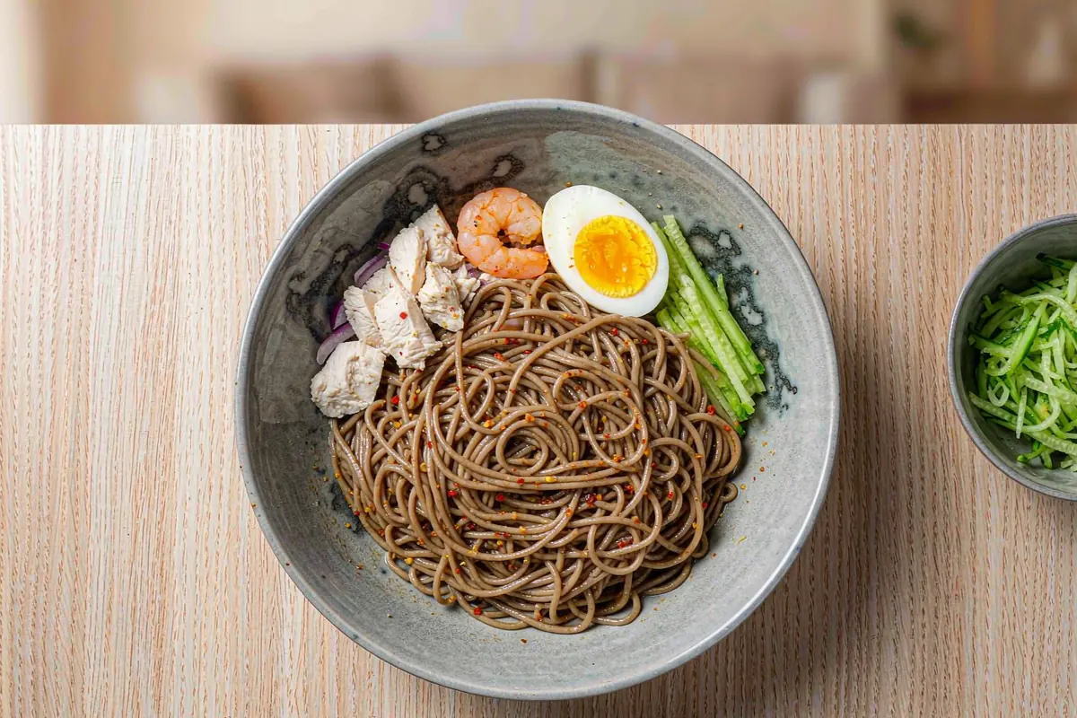 Low-Fat Soba Cold Noodle — Refreshing · Low GI · Light Meal