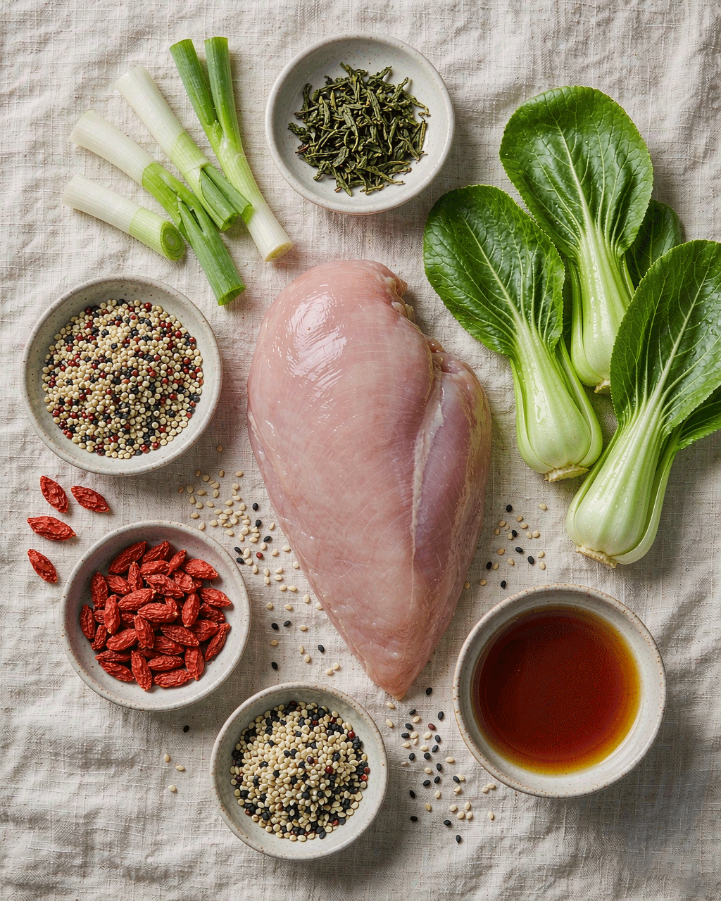 New Chinese Chicken Quinoa Bowl — High-Protein · Low-Calorie · Clean Eating