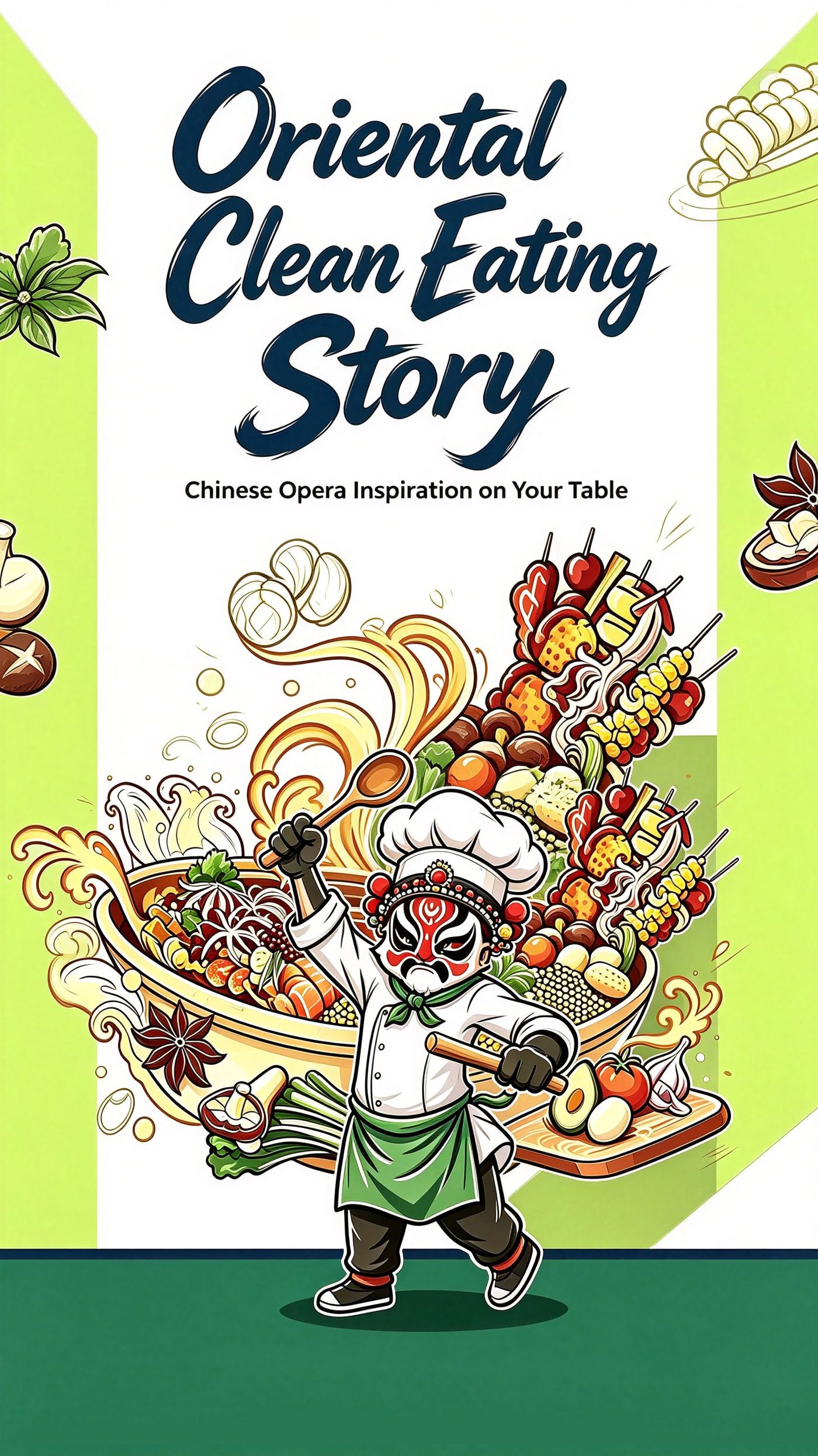 Oriental Clean Eating Story — Chinese Opera Inspiration on Your Table